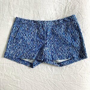 Michael Kors blue and white shorts